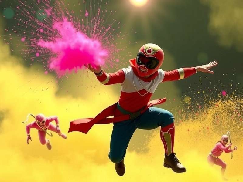 Holi Havoc in Zip Super Hero Showdown Zip Super Hero Showdown Holi Havoc event with colorful superheroes and gulal attacks